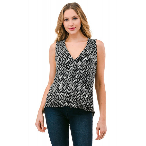 Printed Surplice Tank