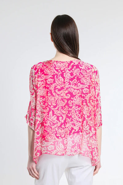 Marjorie Tropic Delight 3/4 Sleeve Slim Kaftan