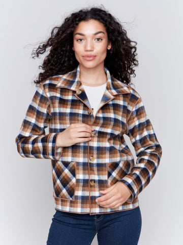 Reversible Plaid Jacket