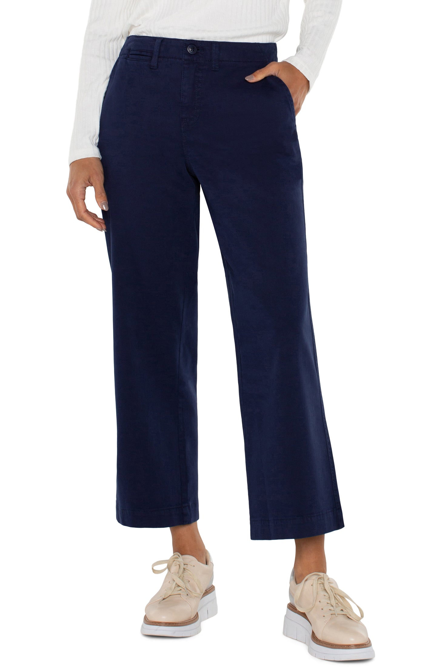 Wide Leg Crop Trouser