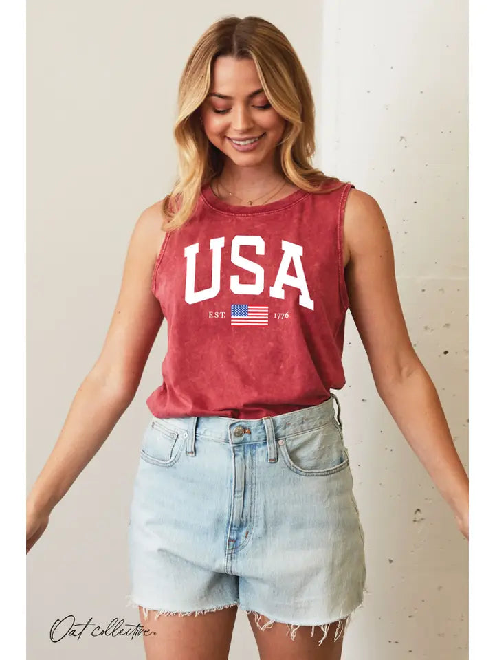 USA Est. 1776 Tank Top