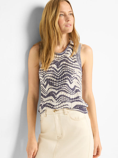 Wave Mix Knit Tank