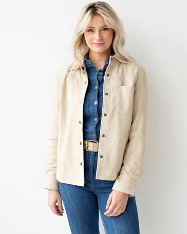 Dakota Suede Shirt Jacket