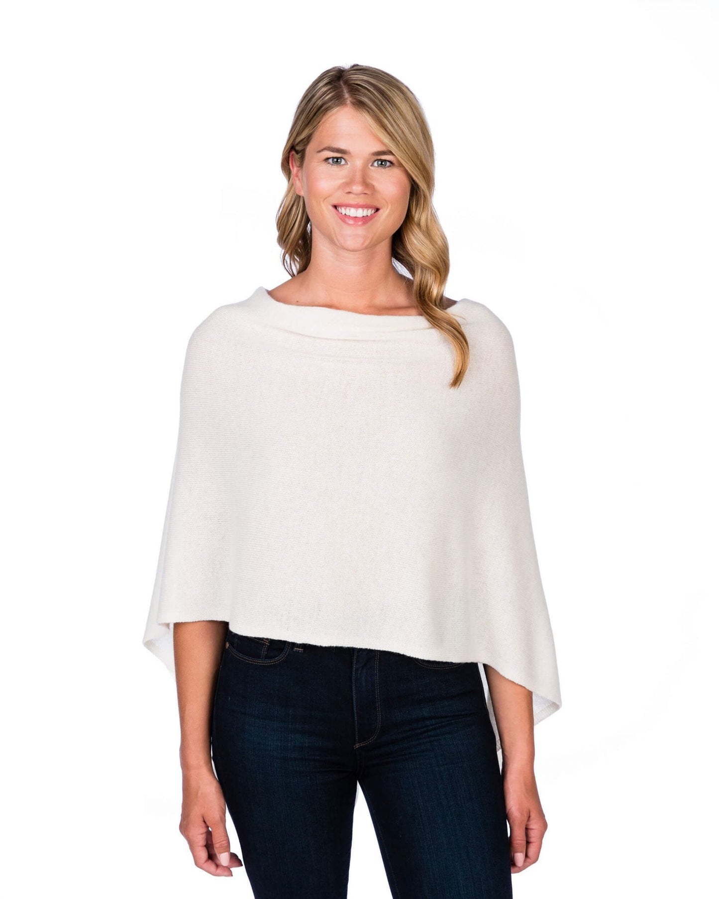 Cashmere Dress Topper Poncho