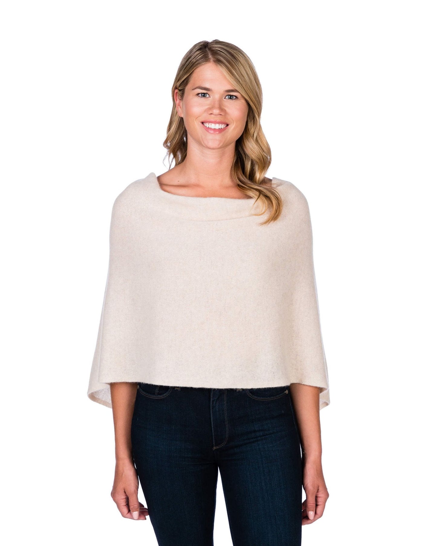 Cashmere Dress Topper Poncho