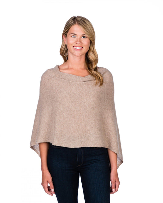 Cashmere Dress Topper Poncho